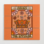 Aries Tarot Card Wood Wall Art Gallery Image 1