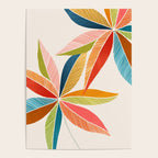 Multicolorful Leaf Design Poster Gallery Image 4