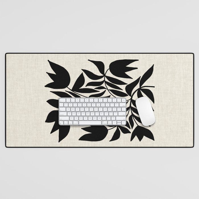 Triple Lip Vining Tulip Desk Mat Gallery Image 1