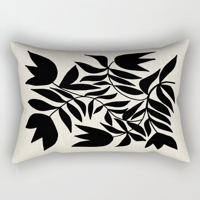 Triple Lip Vining Tulip Rectangular Pillow Gallery Image 2