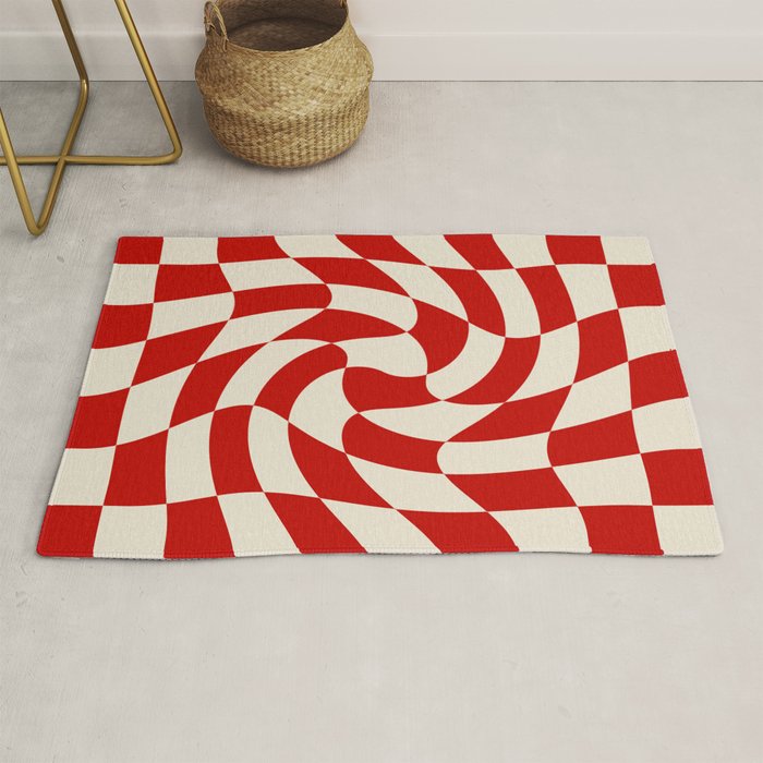 Control - Wavy Checkerboard Rug Gallery Image 1