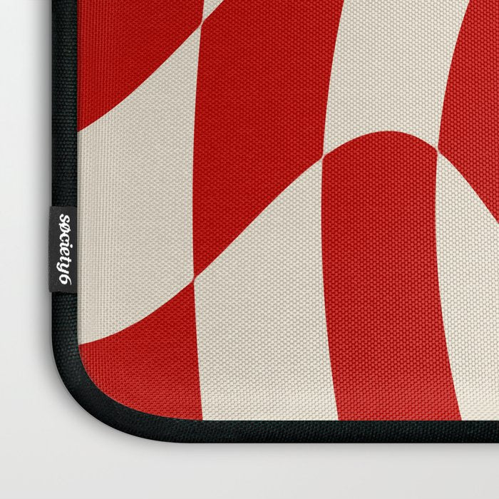 Control - Wavy Checkerboard Laptop Sleeve Gallery Image 3