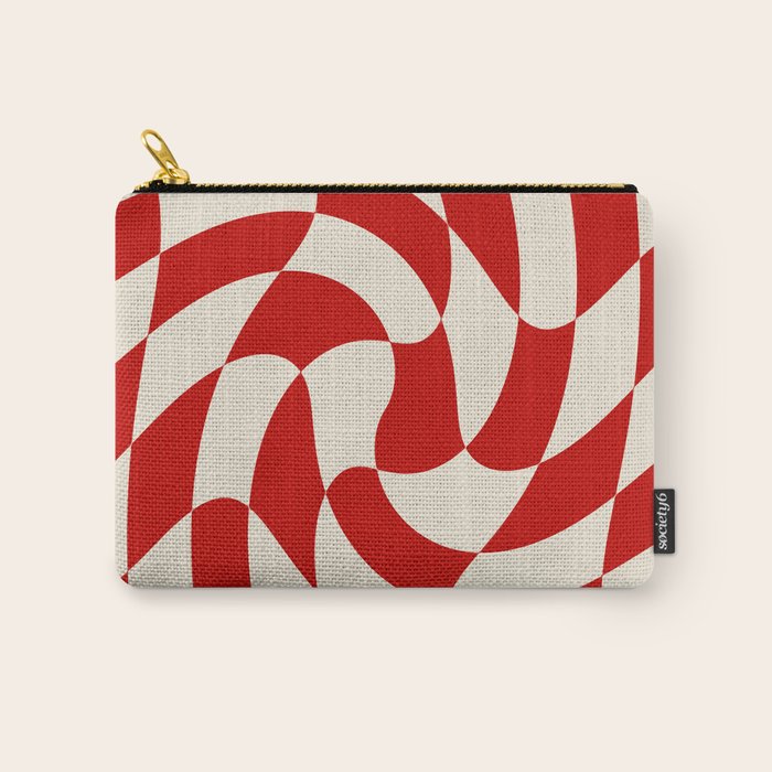 Control - Wavy Checkerboard Carry All Pouch Gallery Image 1