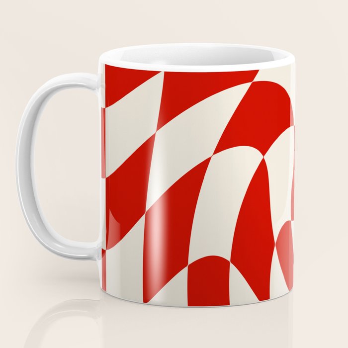 Control - Wavy Checkerboard Coffee Mug Gallery Image 3