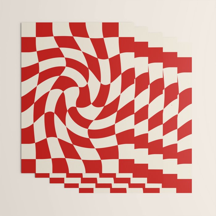 Control - Wavy Checkerboard Wrapping Paper Gallery Image 3