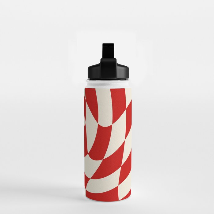Control - Wavy Checkerboard Water Bottle Gallery Image 2