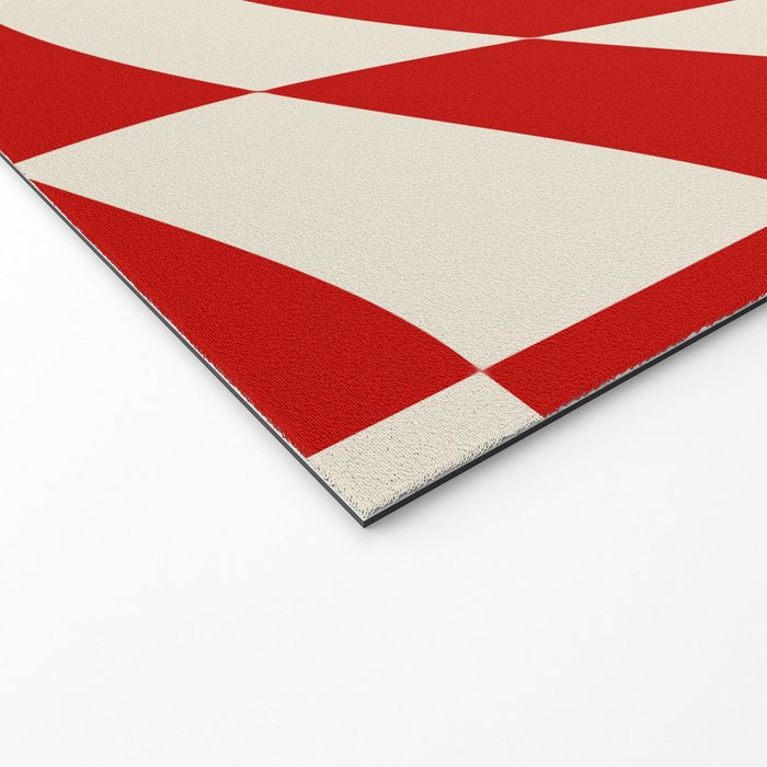 Control - Wavy Checkerboard Welcome Mat Gallery Image 2