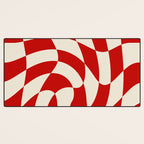 Control - Wavy Checkerboard Desk Mat Gallery Image 3
