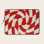 Control - Wavy Checkerboard Laptop Sleeve Gallery Image 1
