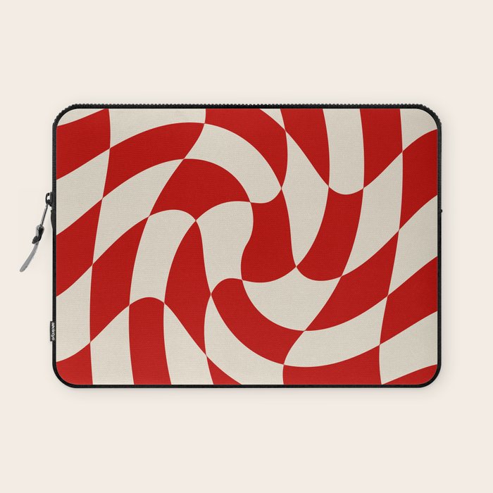 Control - Wavy Checkerboard Laptop Sleeve Gallery Image 1