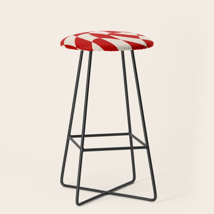 Control - Wavy Checkerboard Stool Gallery Image 1