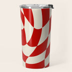 Control - Wavy Checkerboard Travel Mug Gallery Image 2