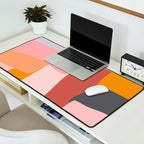 Modern Abstract in Earthy Colors Desk Mat Gallery Image 2