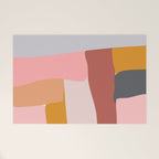 Modern Abstract in Earthy Colors Welcome Mat Gallery Image 1