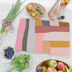 Modern Abstract in Earthy Colors Cutting Board Gallery Image 2