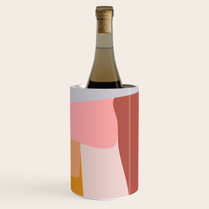 Modern Abstract in Earthy Colors Wine Chiller Gallery Image 1