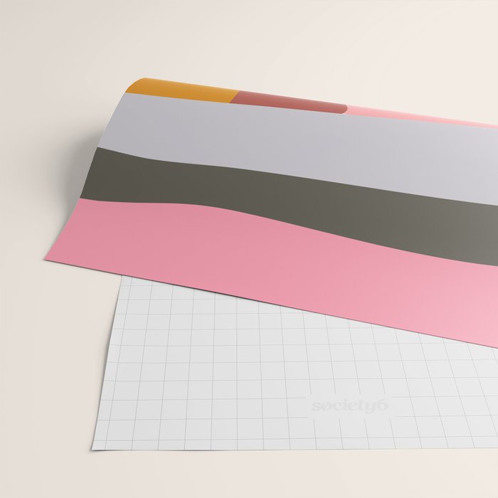 Modern Abstract in Earthy Colors Wrapping Paper Gallery Image 2
