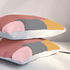 Modern Abstract in Earthy Colors Pillow Sham Gallery Image 3
