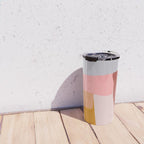 Modern Abstract in Earthy Colors Travel Mug Gallery Image 4