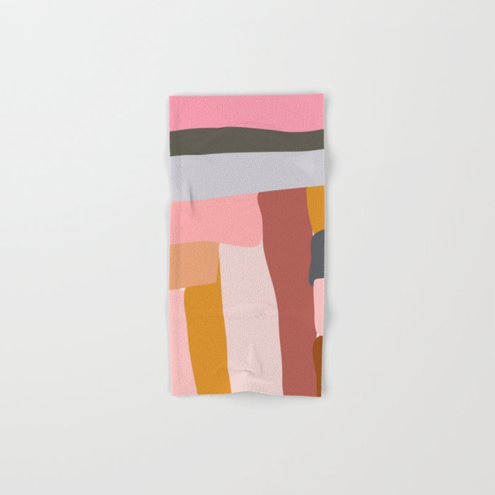 Modern Abstract in Earthy Colors Towels Gallery Image 1