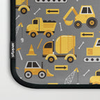 Construction Trucks on Gray Laptop Sleeve Gallery Image 3