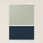 Linen Sage & Navy Stationery Card Gallery Image 2
