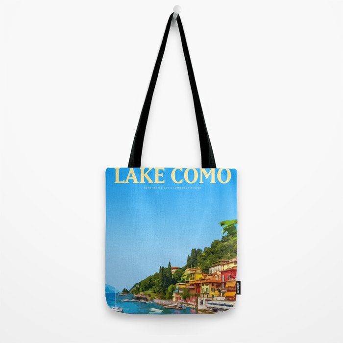 Visit Lake Como Tote Bag Gallery Image 2