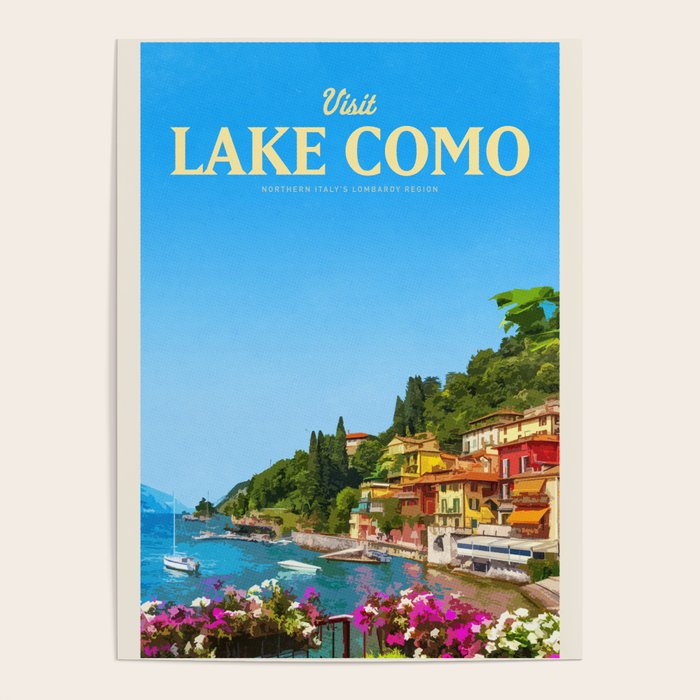 Visit Lake Como Poster Gallery Image 4