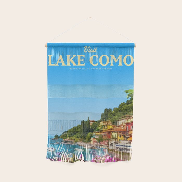 Visit Lake Como Wall Hanging Gallery Image 1
