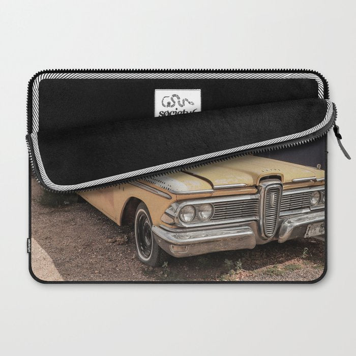 Vintage American Car Art Print | Famous Route 66 Scene Arizona Photo | USA Color Travel Photography Laptop Sleeve Gallery Image 2