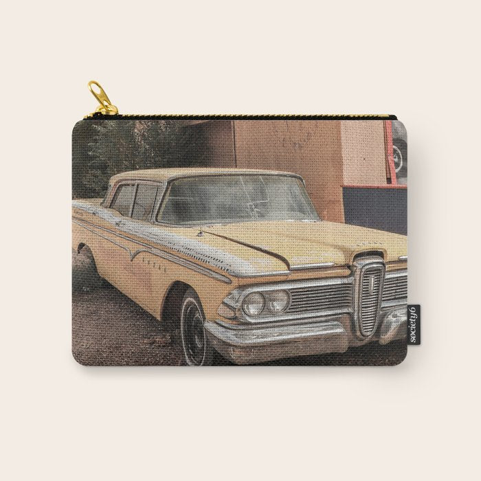 Vintage American Car Art Print | Famous Route 66 Scene Arizona Photo | USA Color Travel Photography Carry All Pouch Gallery Image 1