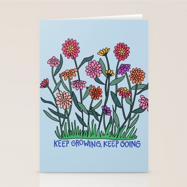 Keep Growing, Keep Going Stationery Card Gallery Image 2