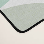 Mid-Mod geometric Sun and Moon tile - Sage Green Desk Mat Gallery Image 4