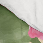 Watercolor Flowers Pink Fuchsia Comforter Gallery Image 4