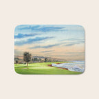 Pebble Beach Golf Course 18th Hole Bath Mat Gallery Image 1
