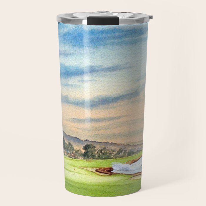 Pebble Beach Golf Course 18th Hole Travel Mug Gallery Image 1