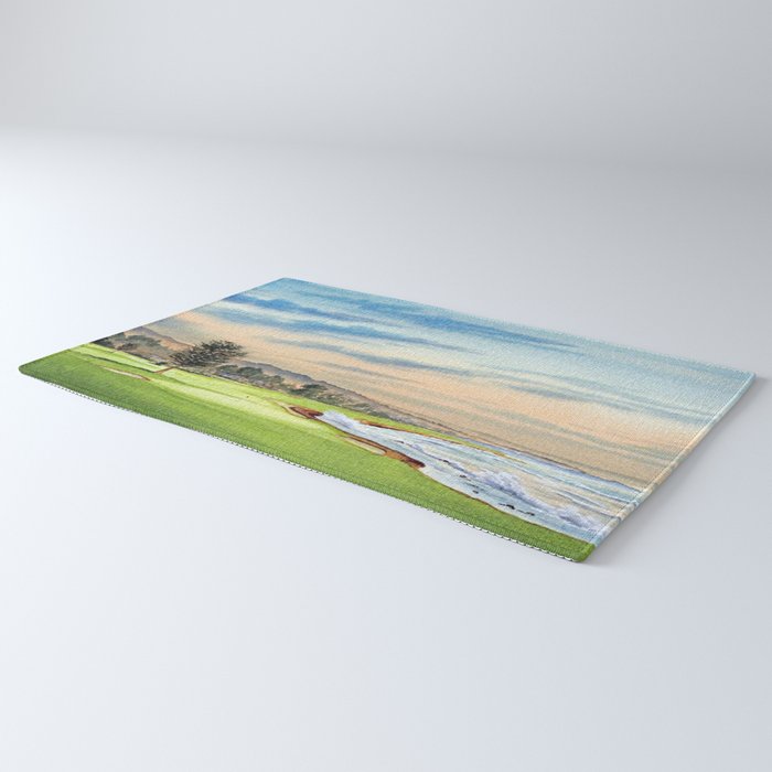 Pebble Beach Golf Course 18th Hole Rug Gallery Image 3