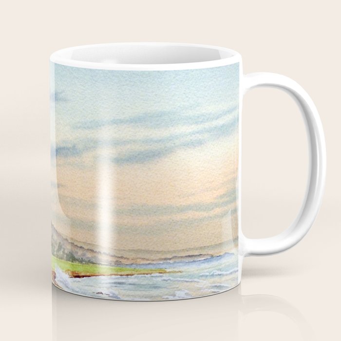 Pebble Beach Golf Course 18th Hole Coffee Mug Gallery Image 1