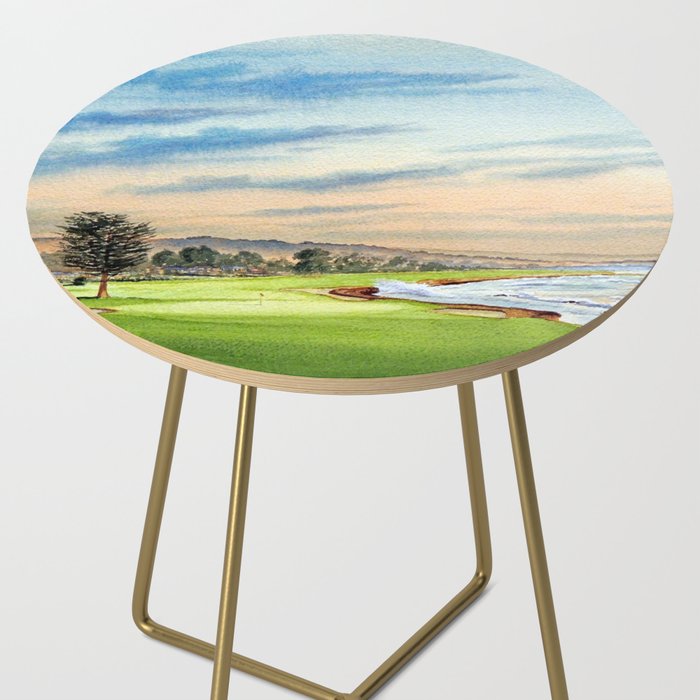 Pebble Beach Golf Course 18th Hole Side Table Gallery Image 2