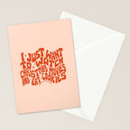 I Just Want to Watch Christmas Movies and Eat Cookies Stationery Card Gallery Image 2