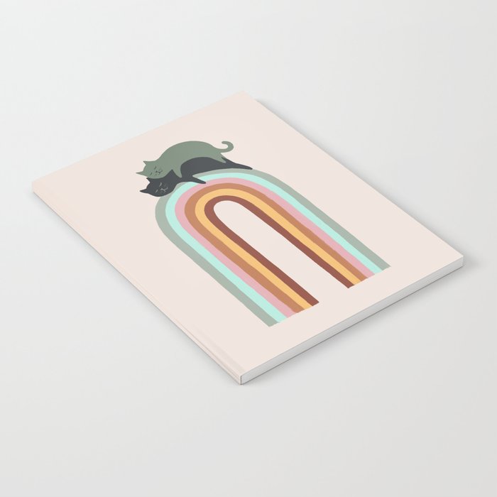Rainbow cat 3 lover hugs Notebook Gallery Image 1