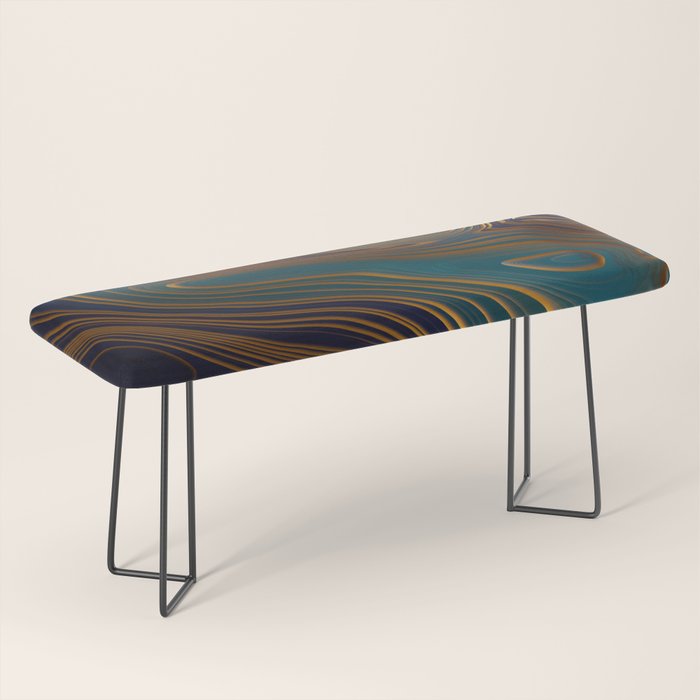 Peacock Ocean Bench Gallery Image 1
