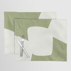 Minimal Shapes green Placemat Gallery Image 1