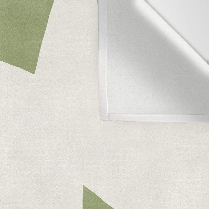 Minimal Shapes green Wall Tapestry Gallery Image 3
