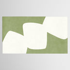 Minimal Shapes green Tablecloth Gallery Image 2