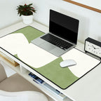 Minimal Shapes green Desk Mat Gallery Image 2