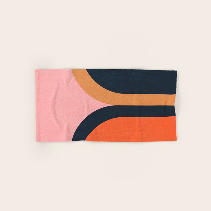 Mallorca: Bauhaus Abstraction 02 Bath Towel Gallery Image 1