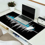 The Sounds Of Nature - Music Sound Wave Desk Mat Gallery Image 2