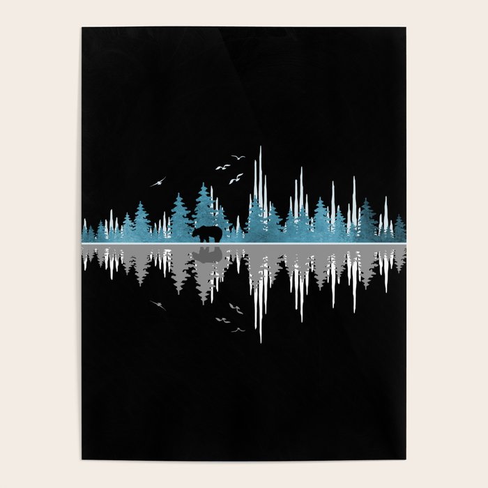 The Sounds Of Nature - Music Sound Wave Poster Gallery Image 4