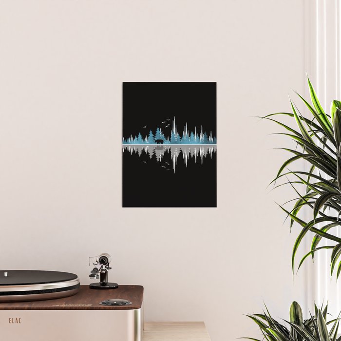 The Sounds Of Nature - Music Sound Wave Poster Gallery Image 2